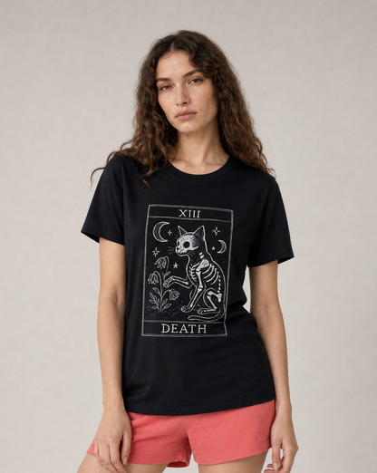 Tarot Card of Death - Bella Canvas Super Soft Straight Cut T shirt