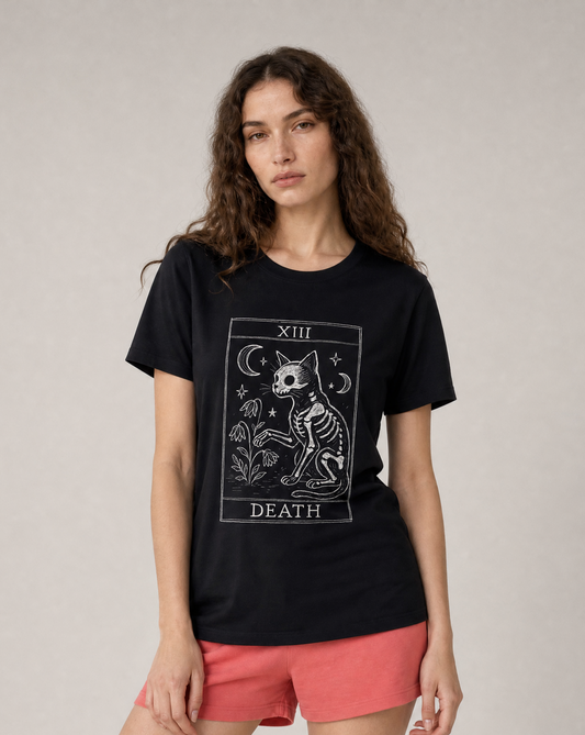 Tarot Card of Death - Bella Canvas Super Soft Straight Cut T shirt