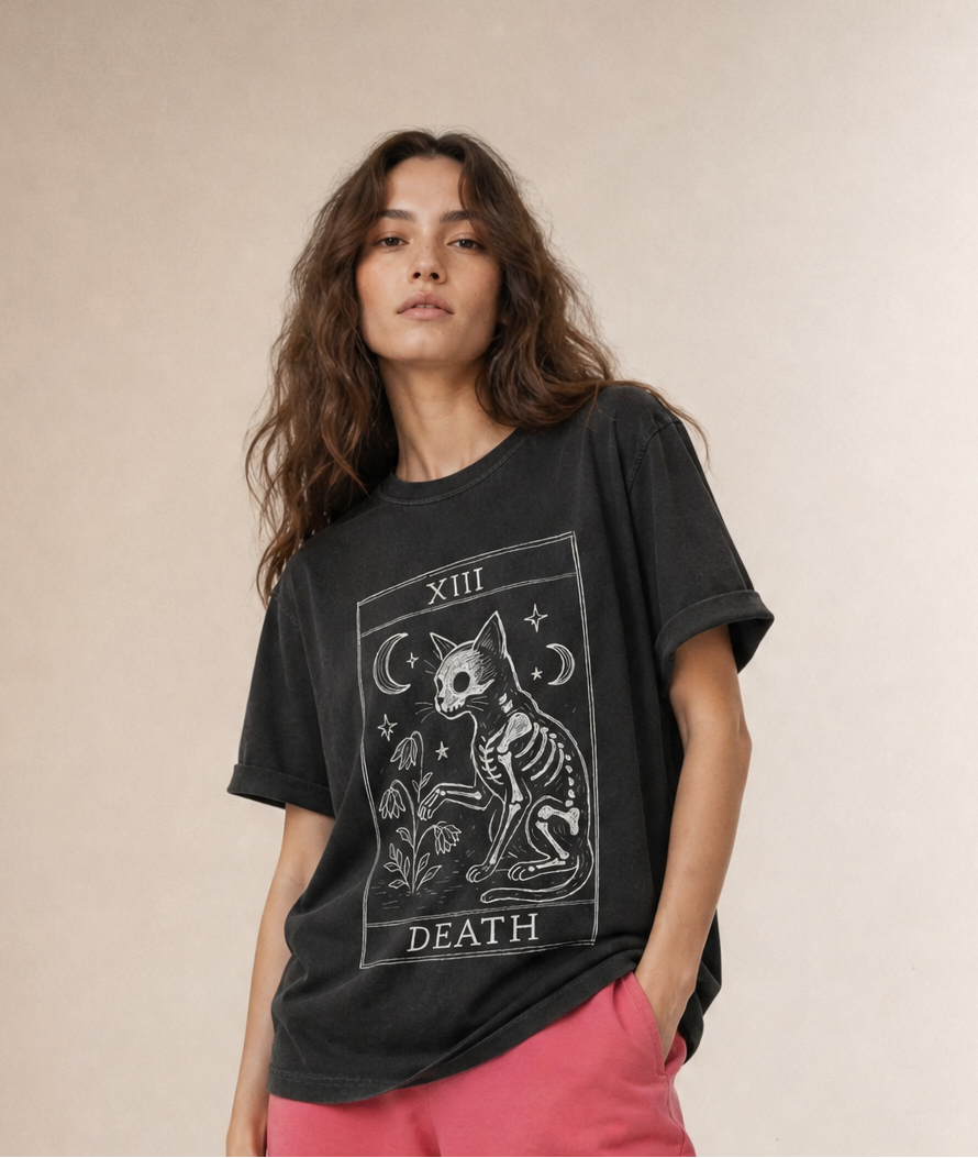Tarot Card of Death -  Comfort Colors Relaxed Fit Premium T Shirt