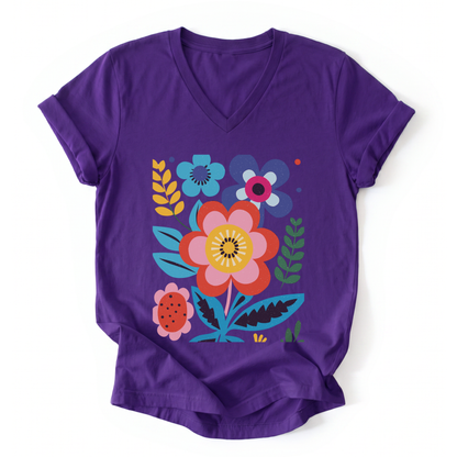Colour Fantastic - Short Sleeve V-Neck Tee