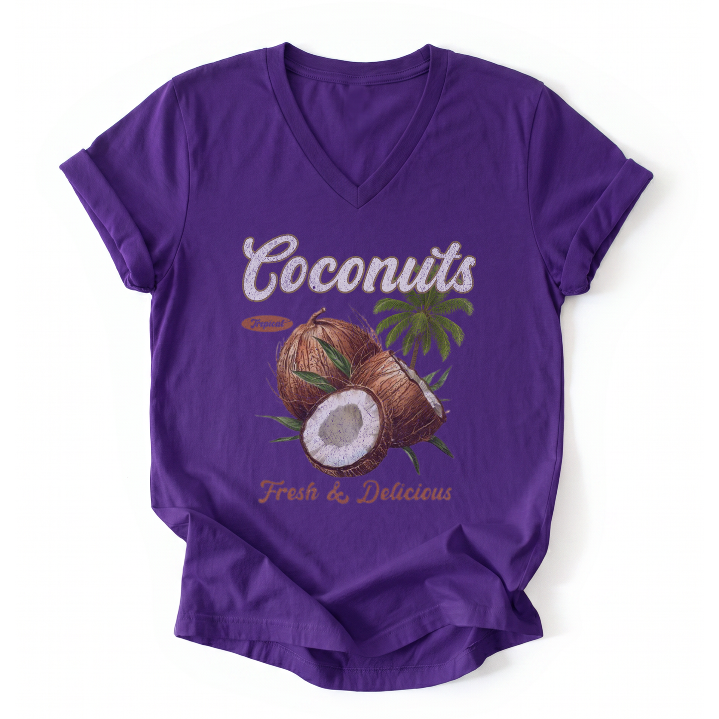 Coconuts - Short Sleeve V-Neck Tee