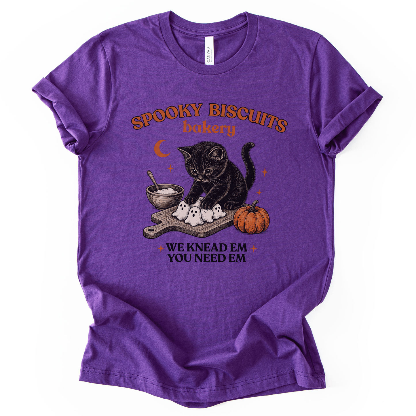 Spooky Biscuit Bakery - Bella Canvas Super Soft Straight Cut T shirt
