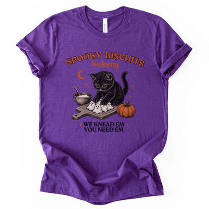 Spooky Biscuit Bakery - Bella Canvas Super Soft Straight Cut T shirt