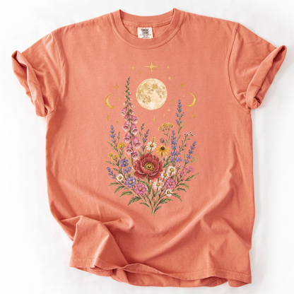 Mystic Moon -  Relaxed Fit Vintage Wash T Shirt