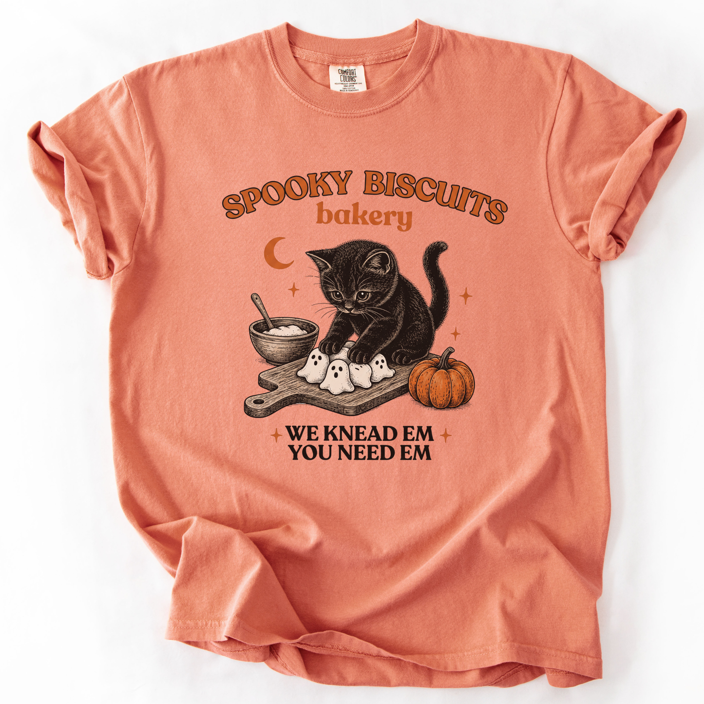 Spooky Biscuit Bakery -  Comfort Colors Relaxed Fit Premium T Shirt