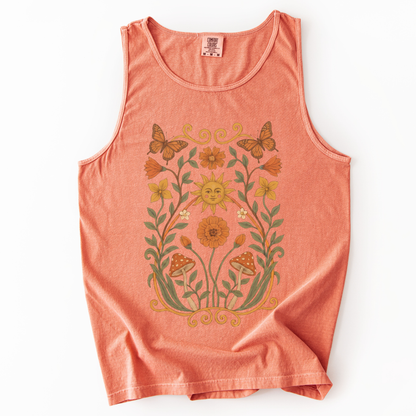 Golden Butterfly - Comfort Colors Premium Tank Top
