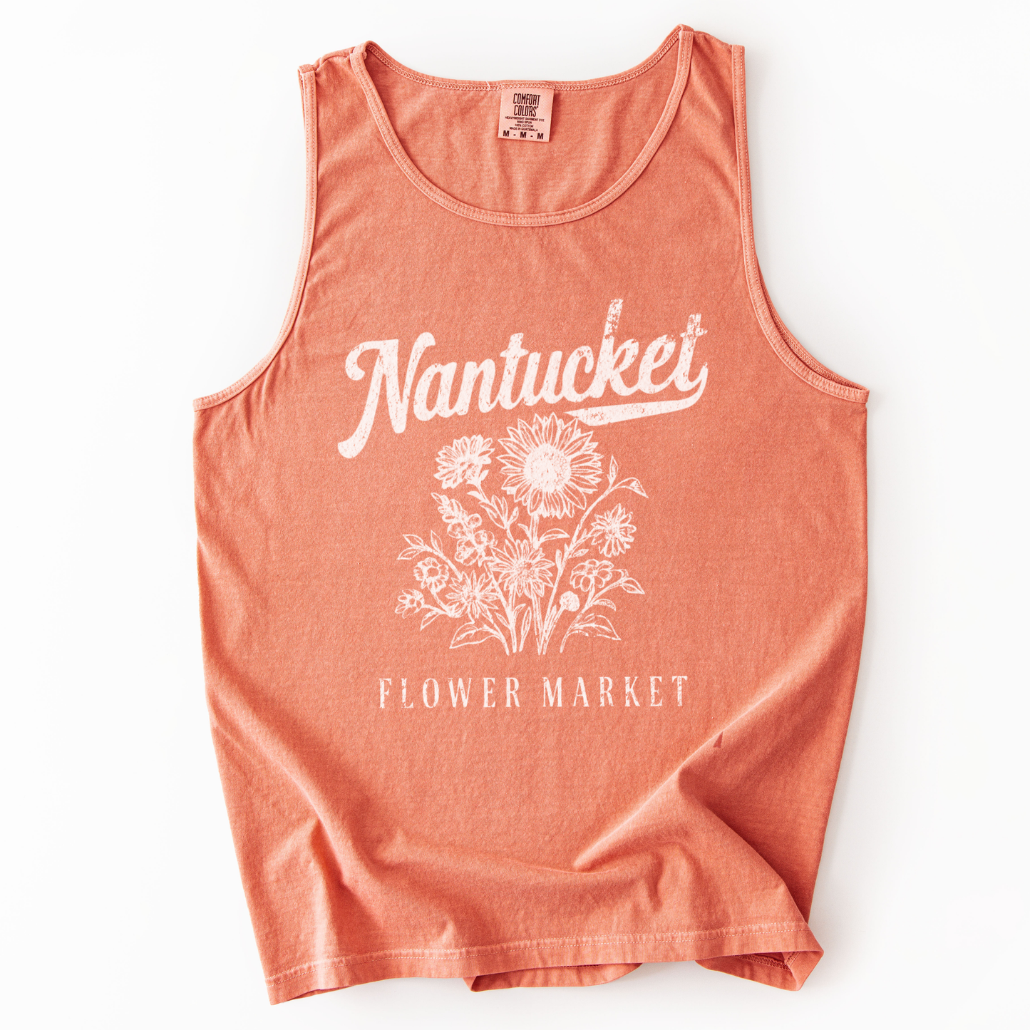 Nantucket Flower Market - Comfort Colors Premium Tank Top