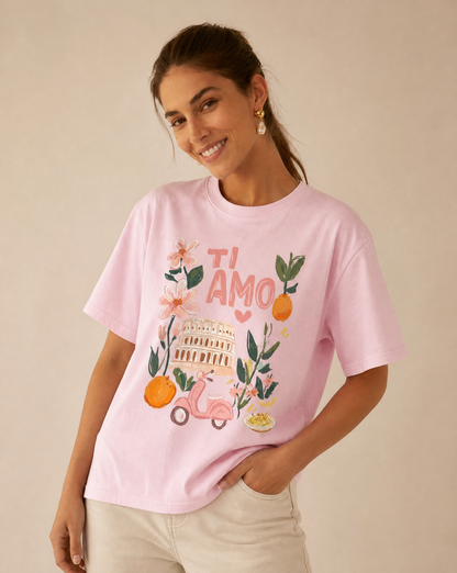 Ti Amo -  Comfort Colors Relaxed Fit Premium T Shirt