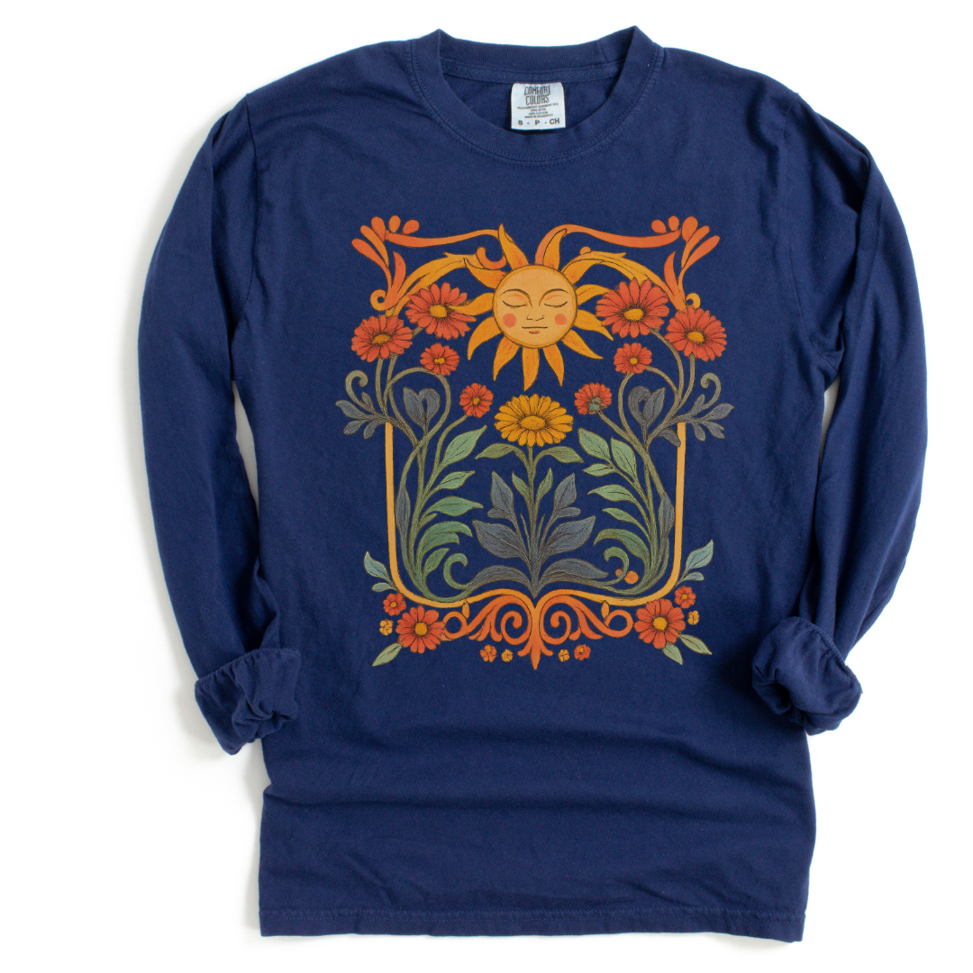 Helia's Garden - Comfort Colors Premium Long Sleeve T Shirt