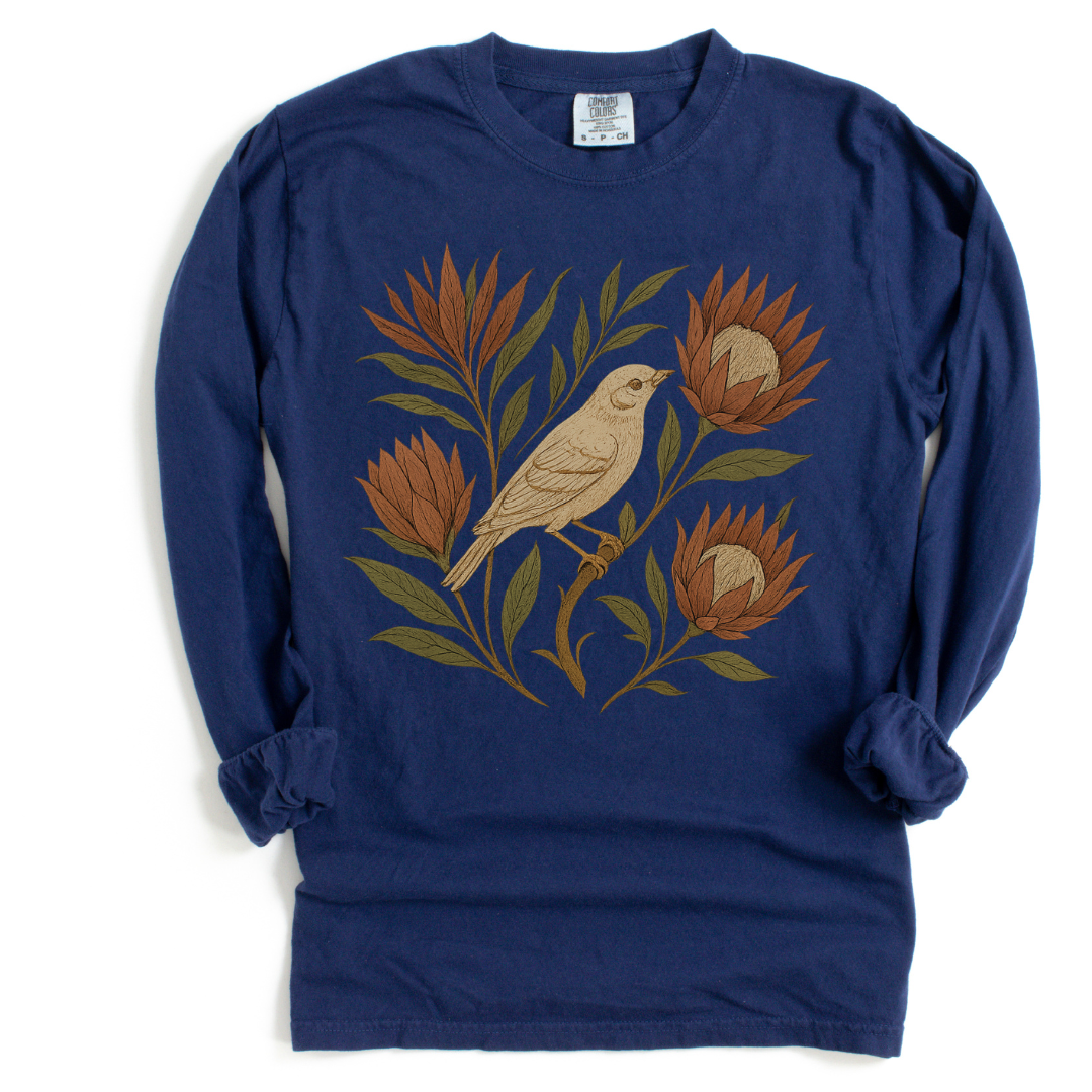 Nature's Chorus - Comfort Colors Premium Long Sleeve T Shirt