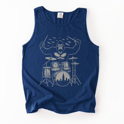 King Kong's Drum Solo - Comfort Colors Premium Tank Top