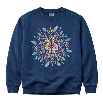 Plant Mandala - Comfort Colors Premium Heavyweight Sweatshirt