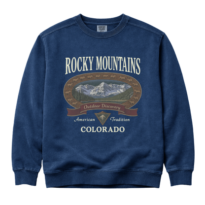 Rocky Mountains - Comfort Colors Premium Heavyweight Sweatshirt