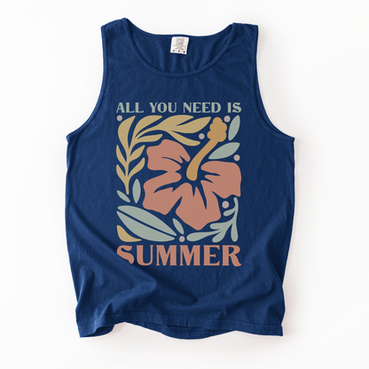 All You Need Is Summer - Comfort Colors Premium Tank Top