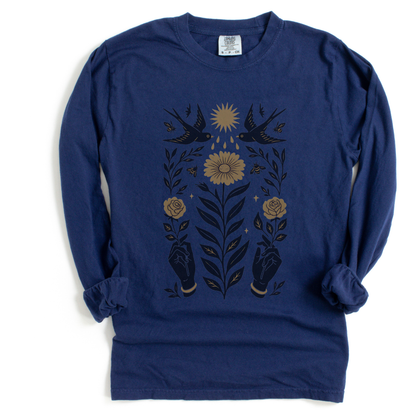 Sanctum Botanica - Comfort Colors Premium Long Sleeve T Shirt