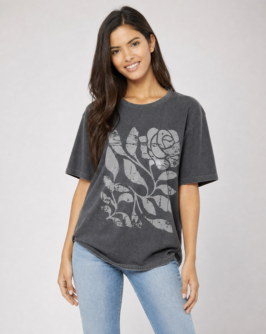 Twisted Vintage Rose -  Comfort Colors Relaxed Fit Premium T Shirt