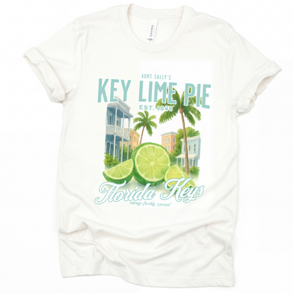 Aunt Sally's Key Lime Pie - Bella Canvas Super Soft Straight Cut T shirt