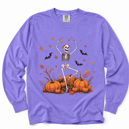 Dancing in the Pumpkin Patch - Comfort Colors Long Sleeve Premium T Shirt