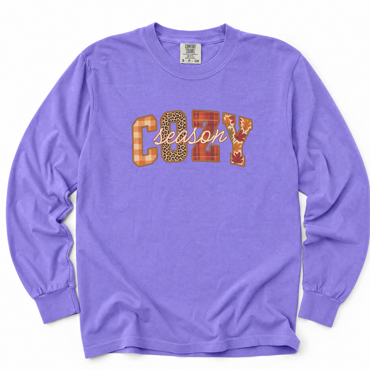 Cozy Season - Comfort Colors Premium Long Sleeve T Shirt