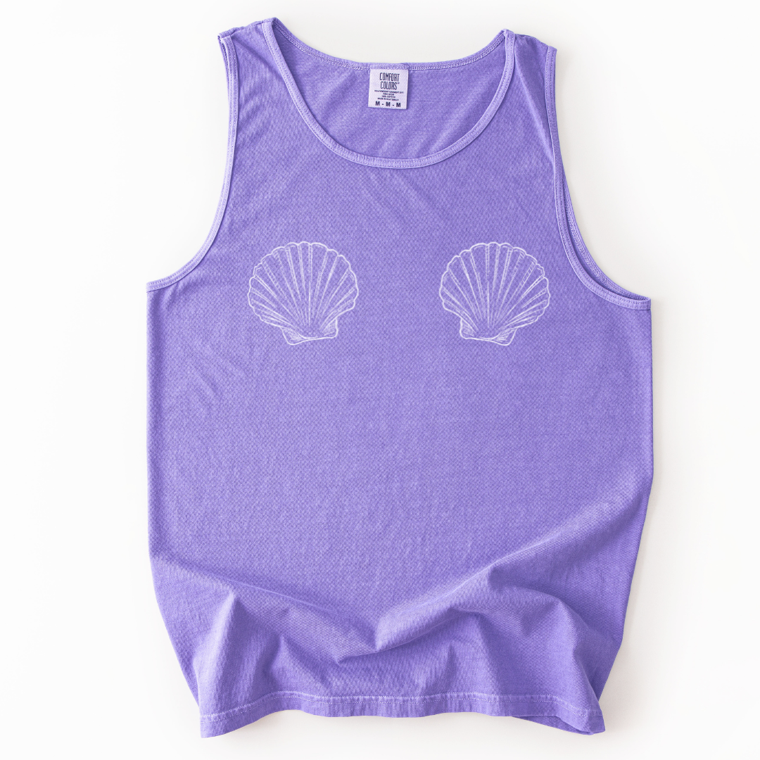 She Shells - Comfort Colors Premium Tank Top