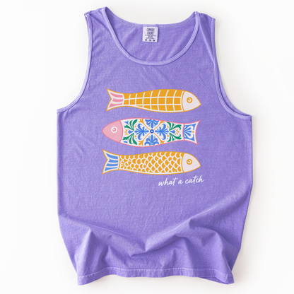 What A Catch - Comfort Colors Premium Tank Top