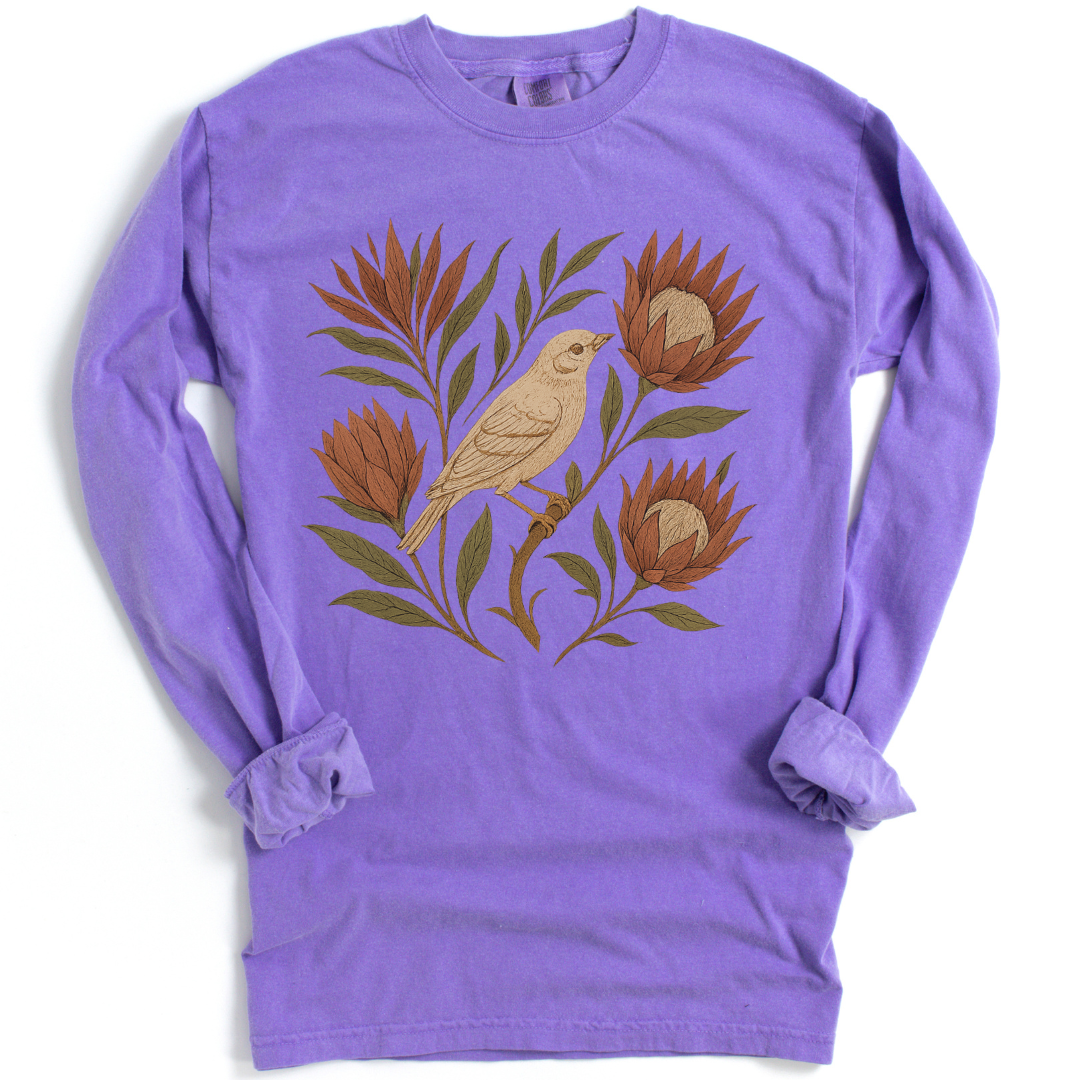 Nature's Chorus - Comfort Colors Premium Long Sleeve T Shirt