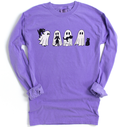 Scaredy Cats - Comfort Colors Premium Long Sleeve T Shirt
