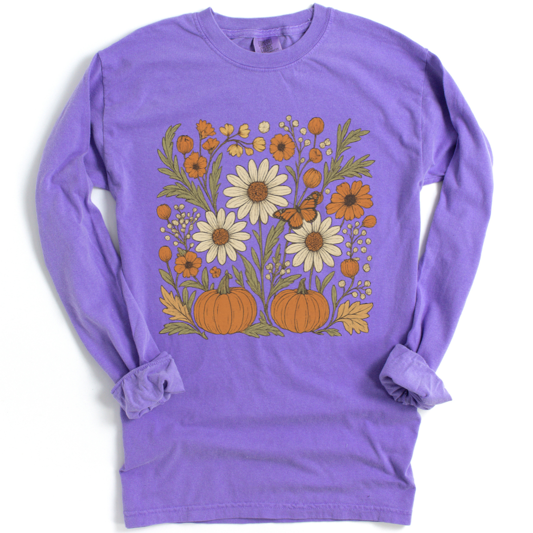 Autumn Harvest - Comfort Colors Premium Long Sleeve T Shirt
