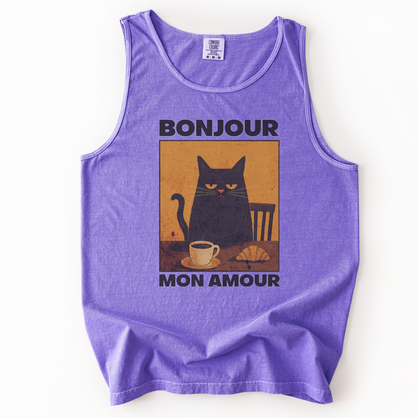 Bonjour Mon Amour - Comfort Colors Premium Tank Top