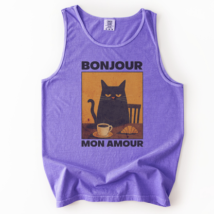 Bonjour Mon Amour - Comfort Colors Premium Tank Top