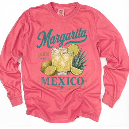 Margarita - Comfort Colors Long Sleeve Premium T Shirt