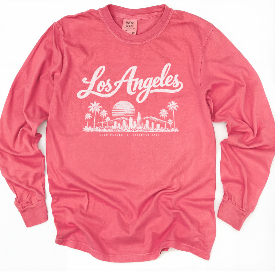 Los Angeles - Comfort Colors Long Sleeve Premium T Shirt