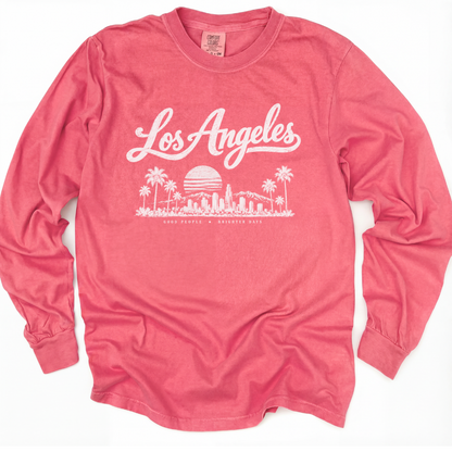 Los Angeles - Comfort Colors Long Sleeve Premium T Shirt