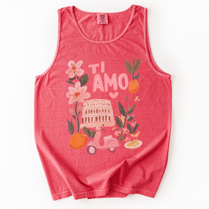 Ti Amo - Comfort Colors Premium Tank Top