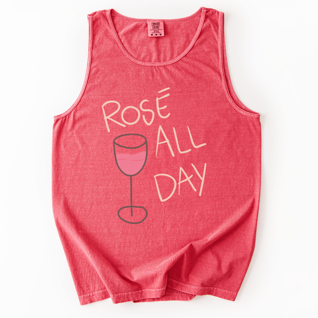 Rose All Day - Comfort Colors Premium Tank Top