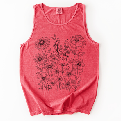 Petal Cartography - Comfort Colors Premium Tank Top