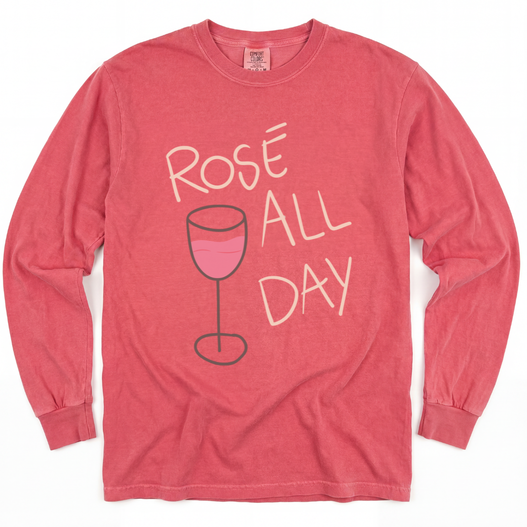 Rose All Day - Comfort Colors Premium Long Sleeve T Shirt