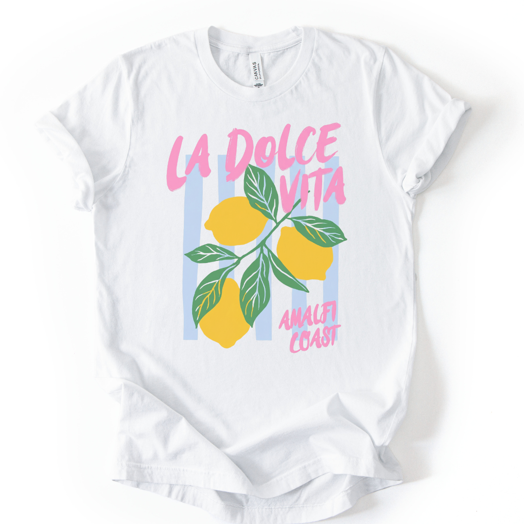 La Dolce Vita - Bella Canvas Super Soft Fitted T Shirt