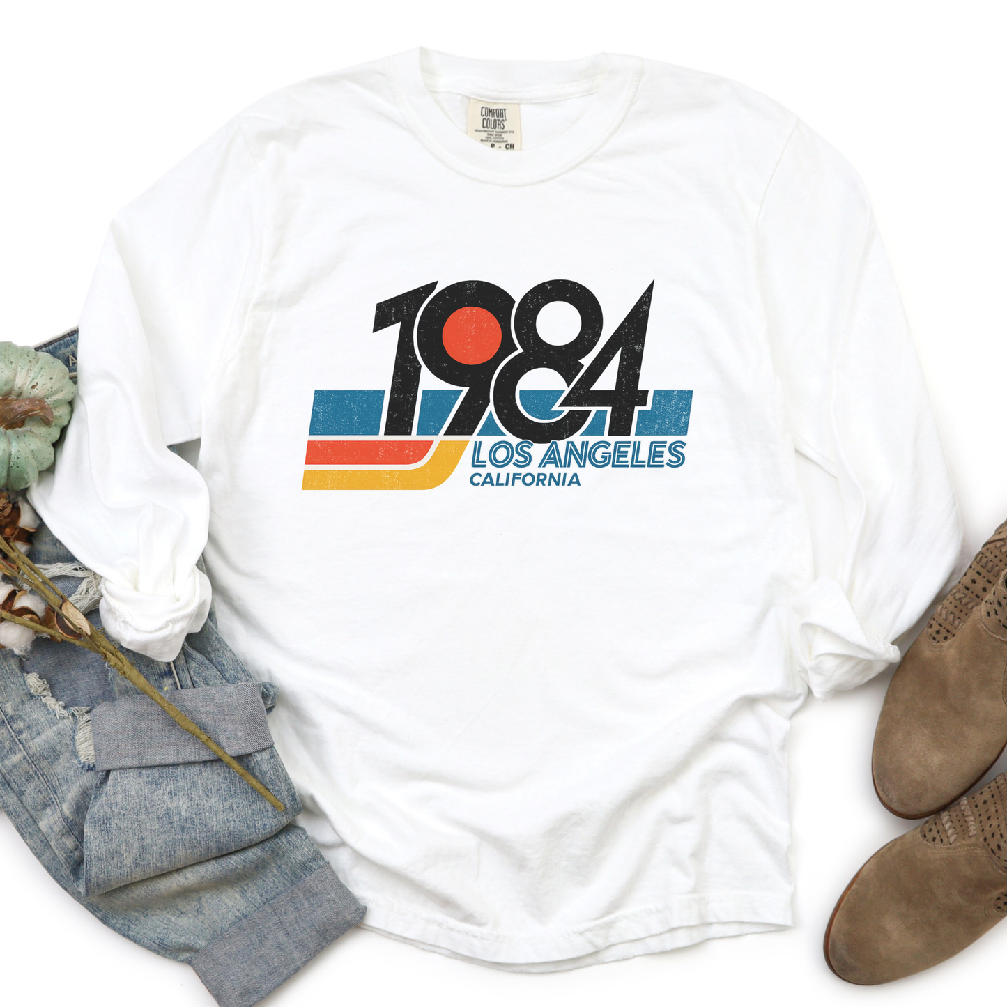 1984 LA - Comfort Colors Long Sleeve Premium T Shirt
