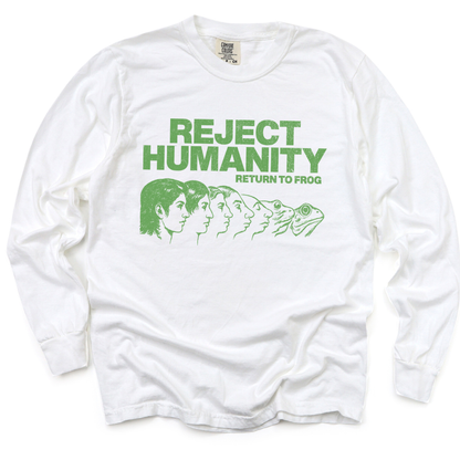 Reject Humanity - Comfort Colors Long Sleeve Premium T Shirt