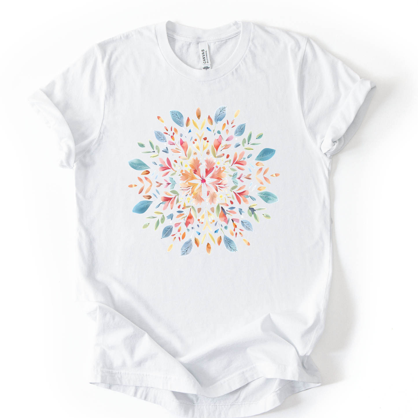 Plant Mandala - Bella Canvas Super Soft Standard Fit T Shirt