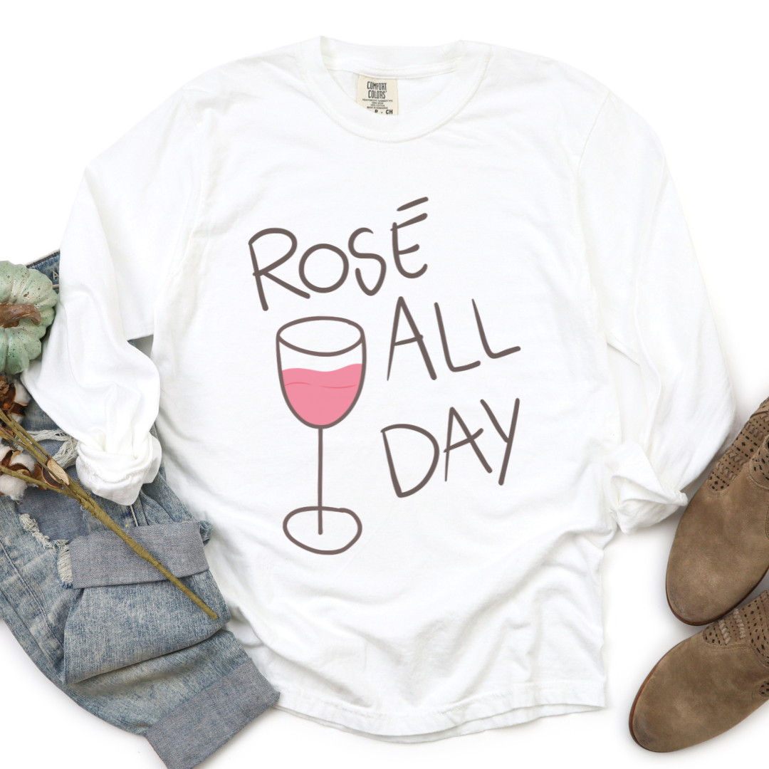 Rose All Day - Comfort Colors Premium Long Sleeve T Shirt