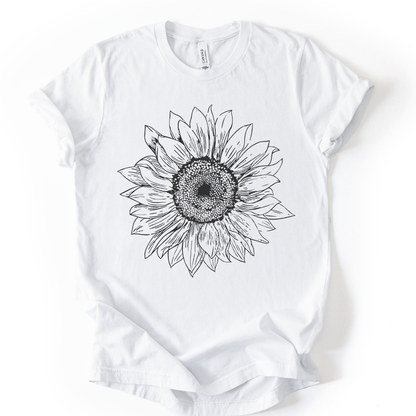 Graphite Sunflower - Bella Canvas Super Soft Standard Fit T Shirt