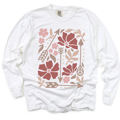 Arrows of Bohemia - Comfort Colors Premium Long Sleeve T Shirt