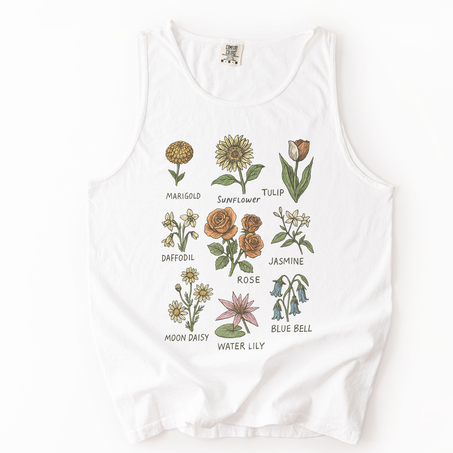 Botanical Sketchbook - Comfort Colors Premium Tank Top