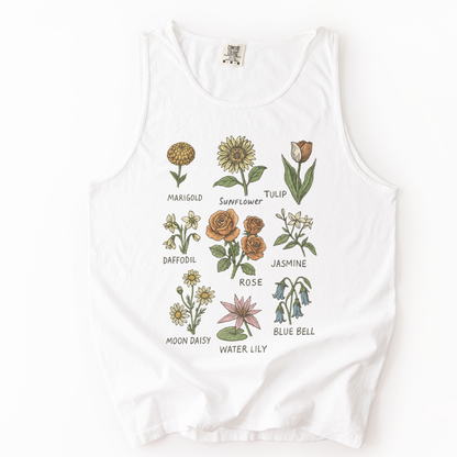 Botanical Sketchbook - Comfort Colors Premium Tank Top