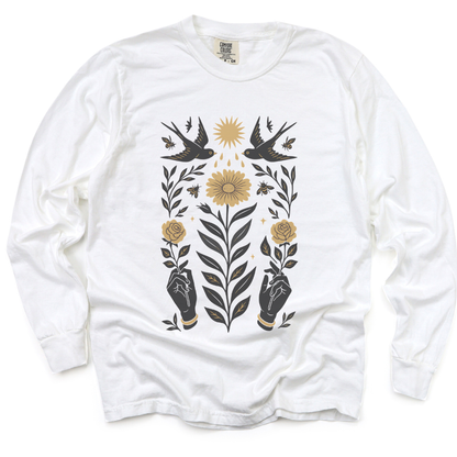 Sanctum Botanica - Comfort Colors Premium Long Sleeve T Shirt