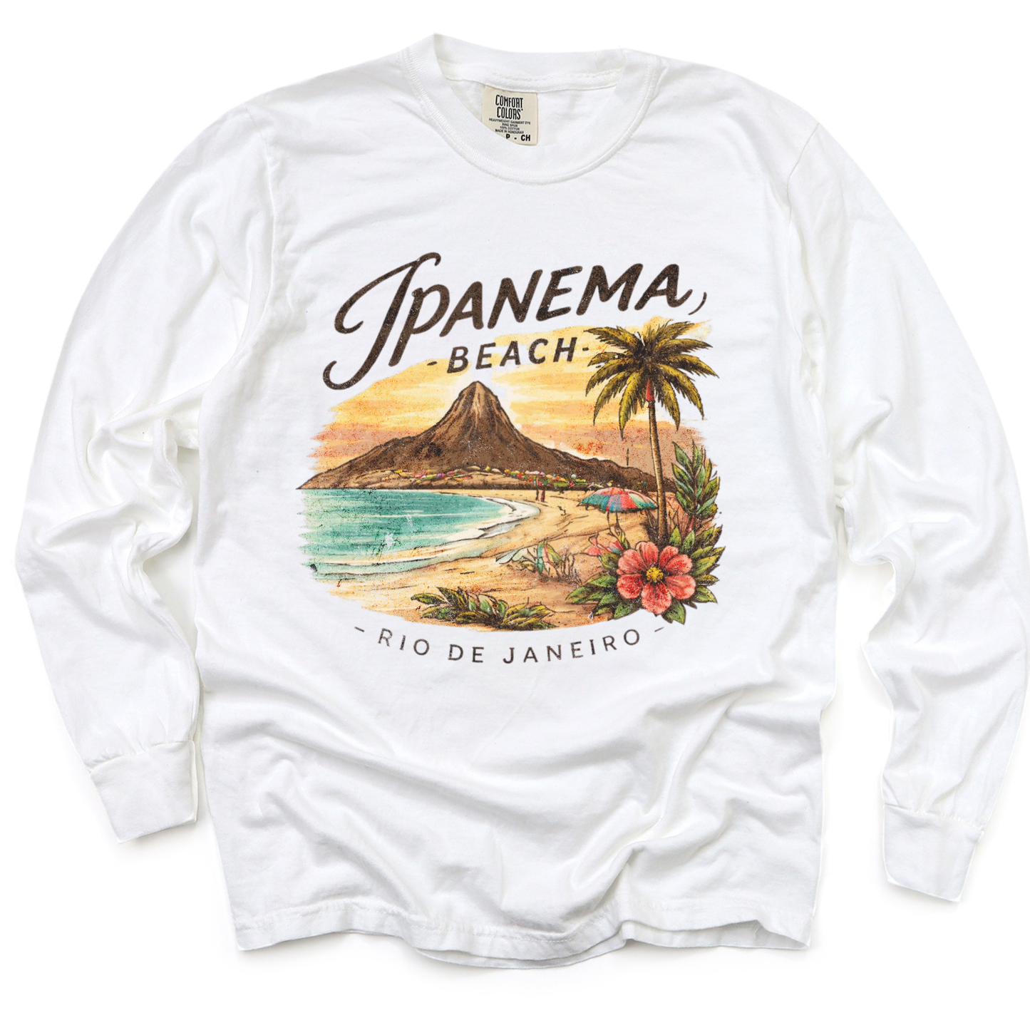 Ipanema - Comfort Colors Long Sleeve Premium T Shirt