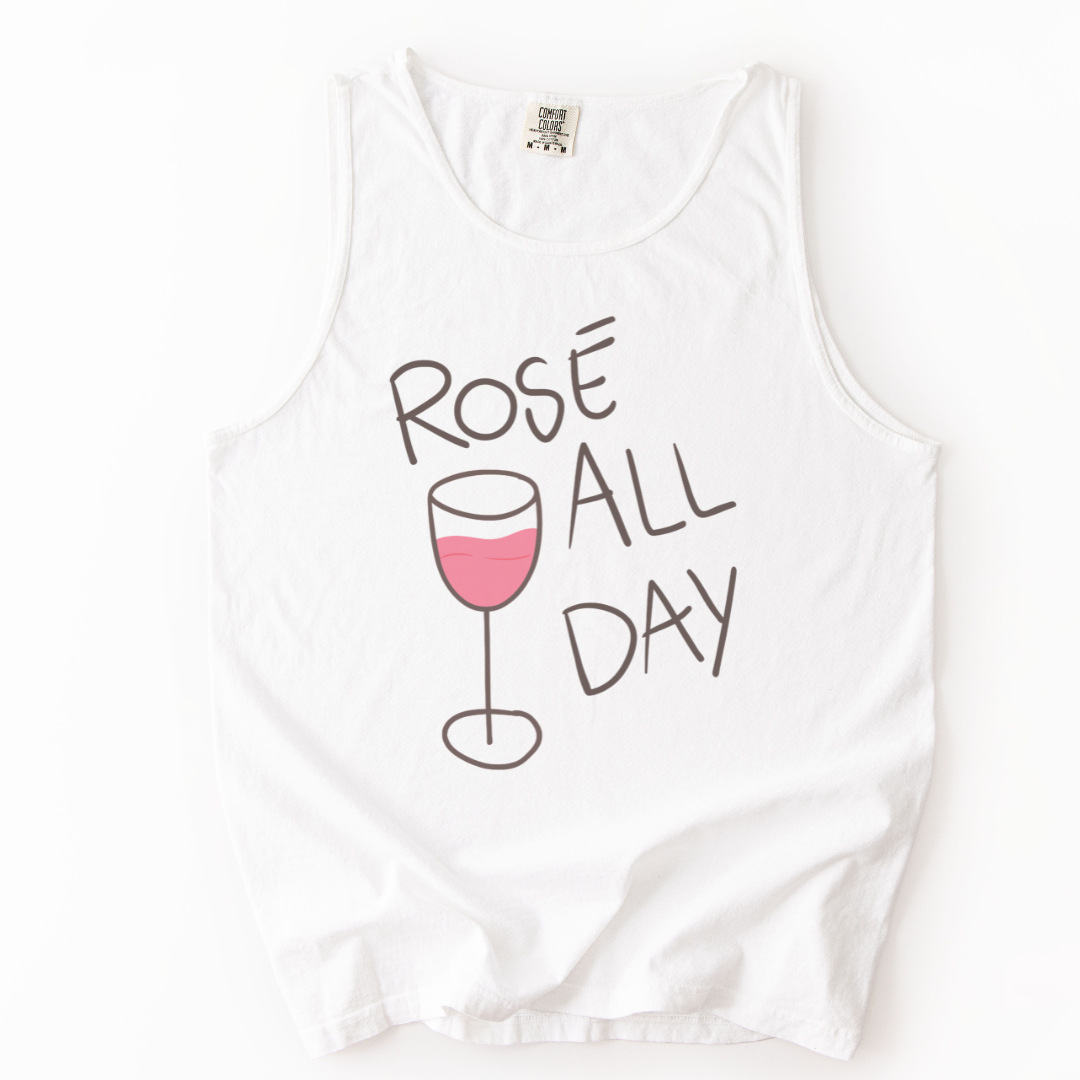 Rose All Day - Comfort Colors Premium Tank Top
