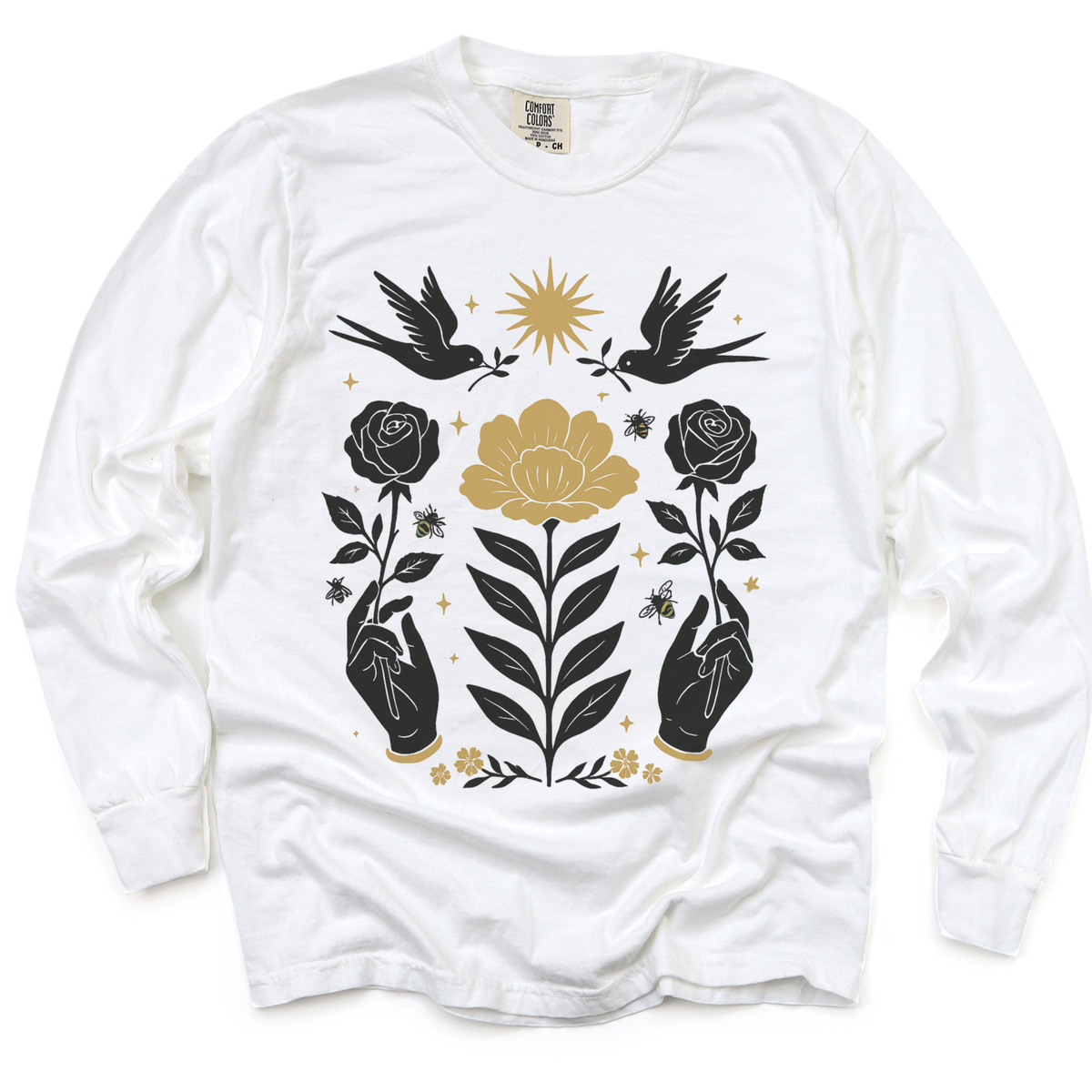 Flora Divina - Comfort Colors Long Sleeve Premium T Shirt
